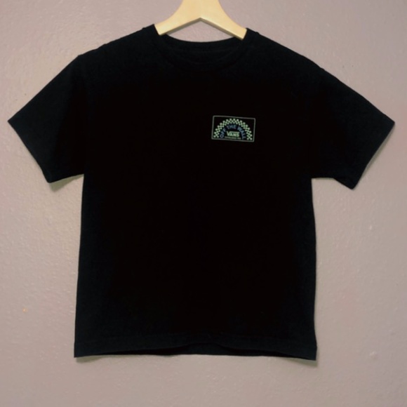 Boys t-shirt with arched checkerboard logo - Picture 2 of 2